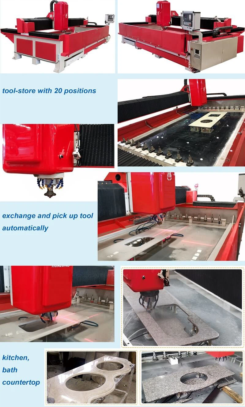 Features of CNC Stone Router Machine For Countertop Sink