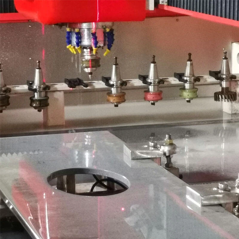 CNC Stone Router Machine Automatic Changing Tools